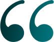 Quotation marks symbol representing customer testimonials or reviews for dental services.